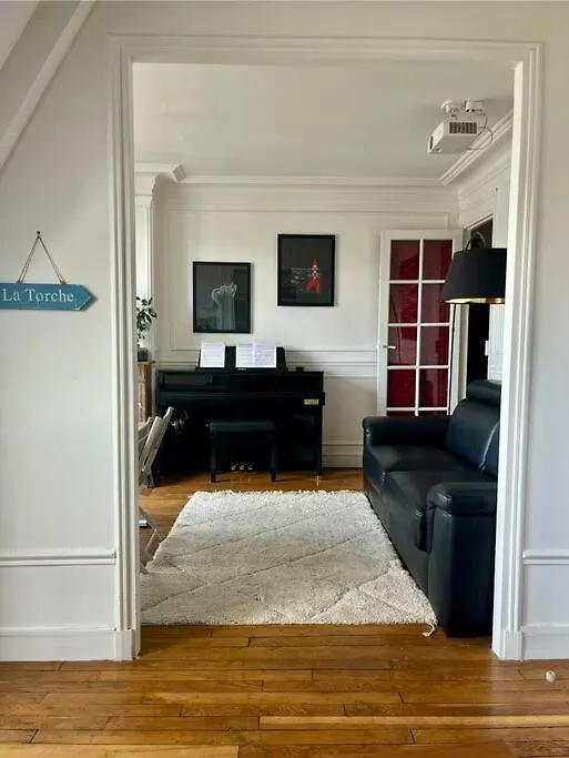 Apartamento Appartement De Charme, Terrasse Et Vue Tour Eiffel París Francia